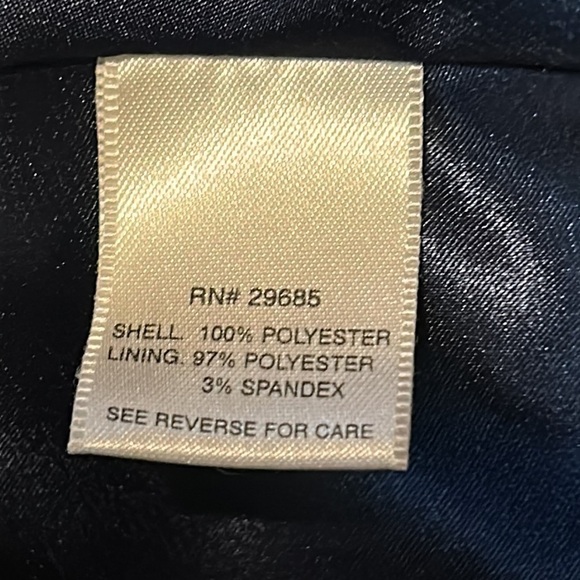 PENDLETON Floral Midi Skirt Dark Navy Chiffon High Waist Tahitian Garden Sz 2 P - Picture 11 of 13